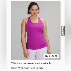 Nulu cool racerback tank